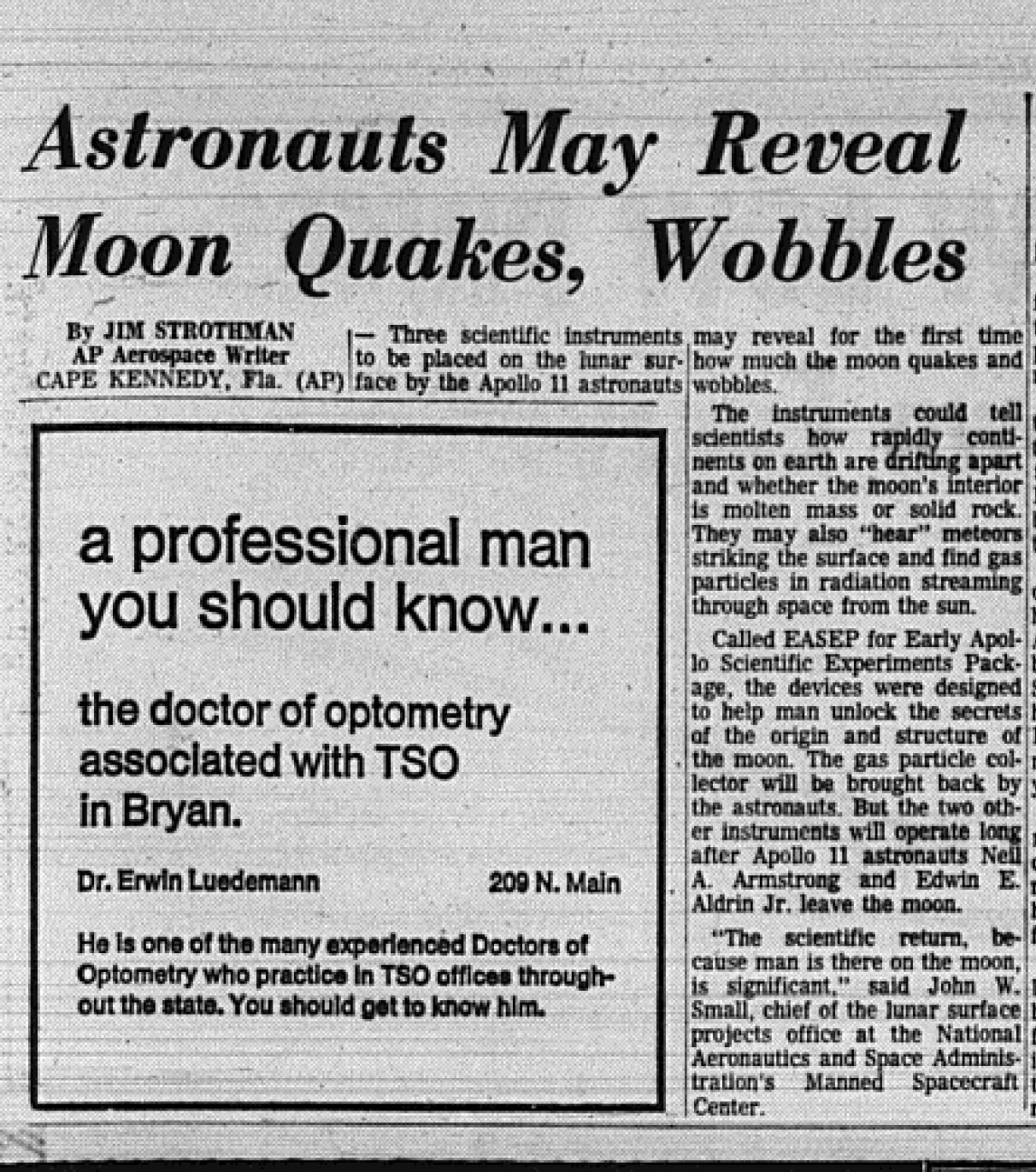 The Eagle Archives: July 9, 1969
